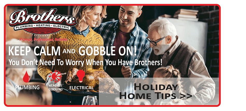 Prepare for Winter 2019 featured image with Keep Calm and Gobble On text on a slider image featuring family on Thanksgiving