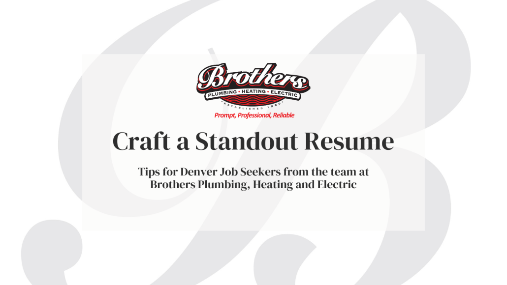 Craft a Standout Resume: Tips for Denver Job Seekers 