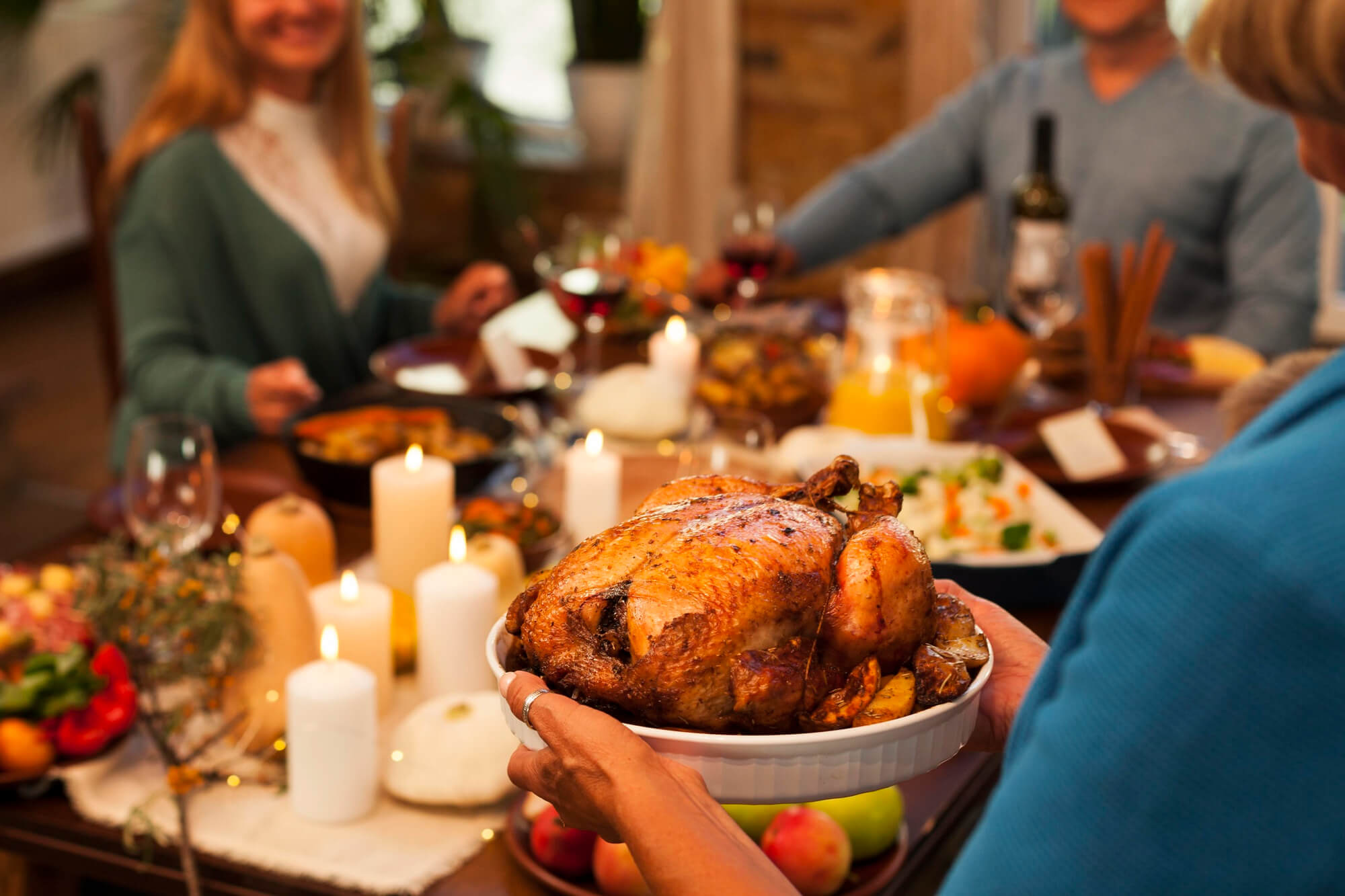 Thanksgiving Gathering Background