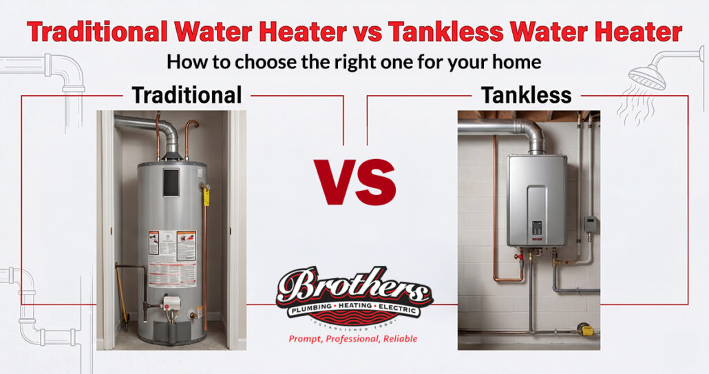 Traditional VS Tankless