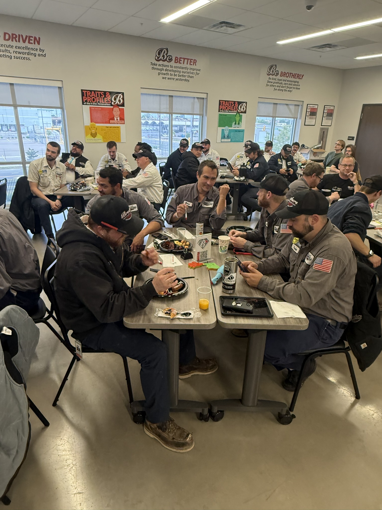 Quarterly Jamboree — the whole team, in one room. 