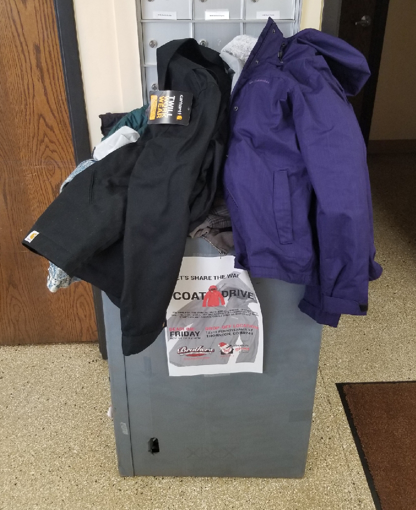 Brothers Gives Back: Coats for Colorado