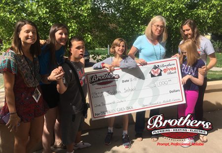 Brothers gives back to the Joshua School