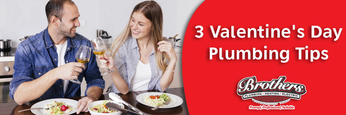Valentines Day plumbing tips banner image